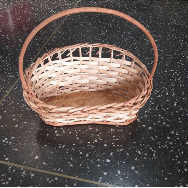 cesta amendoim vime mini 20X9 cm