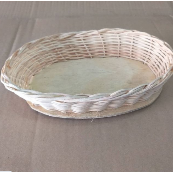 Cesta oval cipó 21x13x4cm