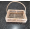 Cesta retangular palha 34x25x10cm M