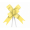 Laço Maxi FM 100L 24mmx50cm 10uni Amarelo 