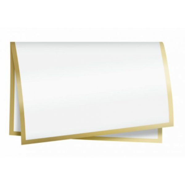 Poli New Classic 67cmx67cm 50fls Branco/Ouro