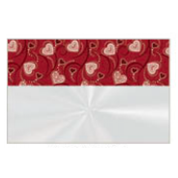 saco 60x 89 Coração Renda 50uni