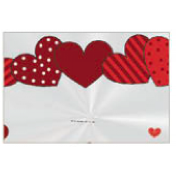 saco 45x 59 Cuore vermelho 50uni