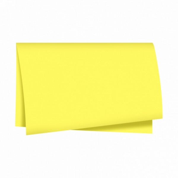 Papel Seda Liso 49cmx69cm 100fls Amarelo