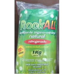 Rockall fertilizante orgânico mineral natural nitrogenado 1kg
