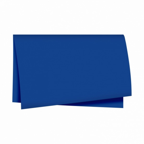 Papel Seda Liso 49cmx69cm 100fls Azul 