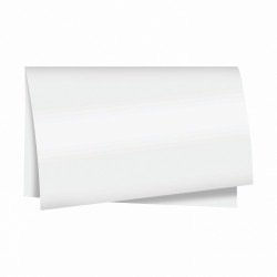 Poli Sujinho Liso 49cmx69cm 50fls Branco